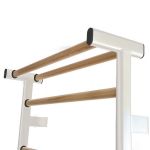 Afbeeldingen van Wandrek van staal en hout 